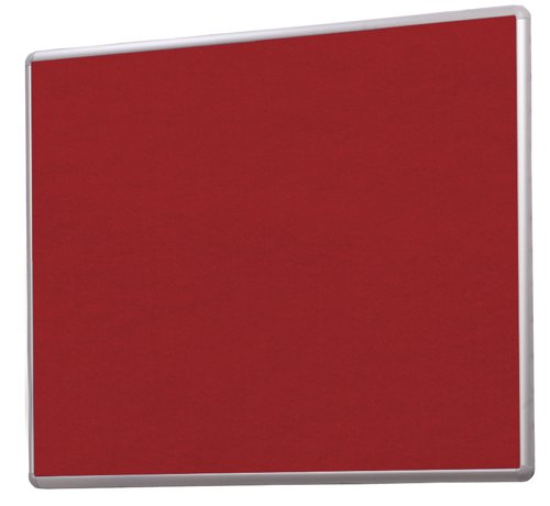SmartShield Noticeboard - Aluminium Frame - Red - 900(w) x 600mm(h)