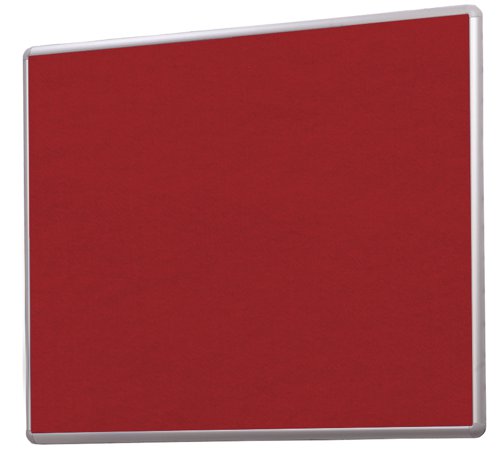 SmartShield Noticeboard - Aluminium Frame - Red - 1200(w) x 900mm(h)