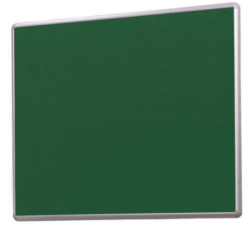 SmartShield FlameShield Aluminium Framed Noticeboard - Aluminium Frame - Green - 900(w) x 600mm(h)