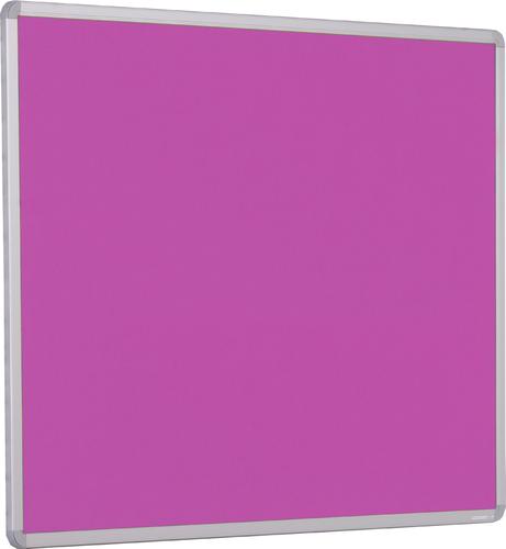 Accents FlameShield Aluminium Framed Noticeboard - Lavender - 900(w) x 600mm(h)