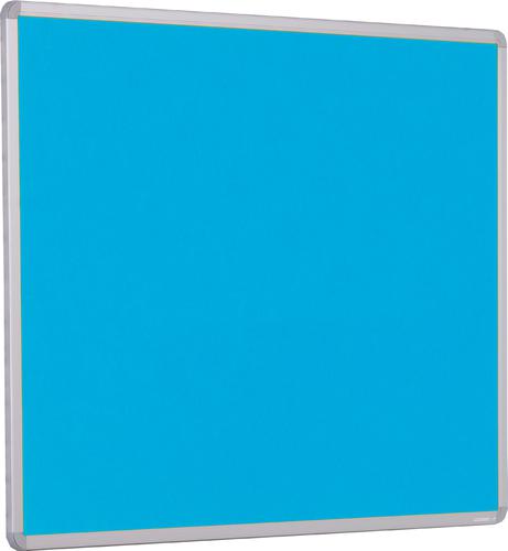 Accents FlameShield Aluminium Framed Noticeboard - Light Blue - 900(w) x 600mm(h)