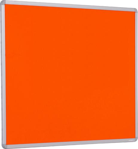 Accents FlameShield Aluminium Framed Noticeboard - Orange - 900(w) x 600mm(h)