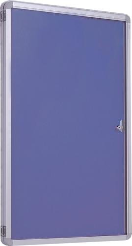 Accents FlameShield Side Hinged Tamperproof Noticeboard - Lilac - 600(w)x 900mm(h)