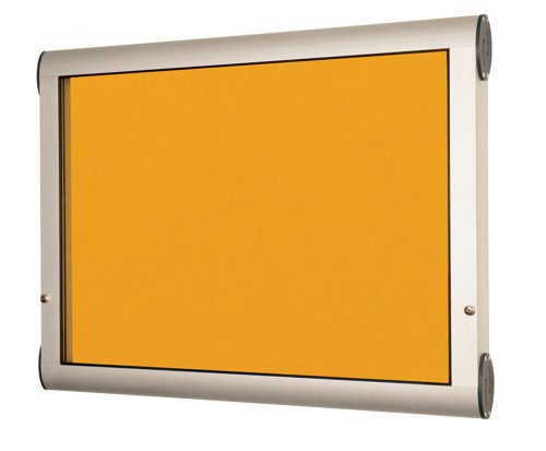 Premium FlameShield Internal Showcase - Aluminium Frame - Gold Felt (8xA4)