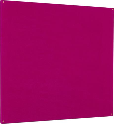 Accents Unframed Noticeboard - Plum - 900(w) x 600mm(h)