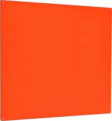 Accents Unframed Noticeboard - Orange - 1200(w) x 900mm(h)