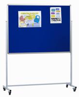 Mobile Noticeboard Landscape - Blue - Landscape - 1500(w) x 1200mm(h)