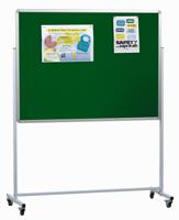 Mobile Noticeboard Landscape - Green - Landscape - 1500(w) x 1200mm(h)