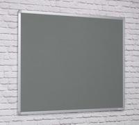 FlameShield Aluminium Framed Noticeboard - Grey - 900(w) x 600mm(h)