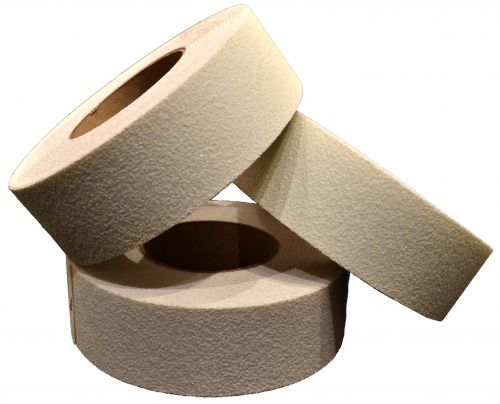 Photoluminescent Anti-Slip Tape 50mm x 18.25m. The tape is laminated with a tough non-slip PVC laminate. 