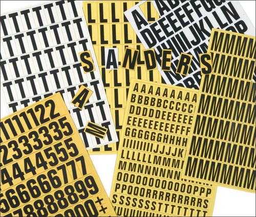 Magnetic Letter Set - 17mm (Yellow)