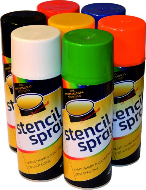 Acrylic Linemarker Spray; Yellow (750ml)