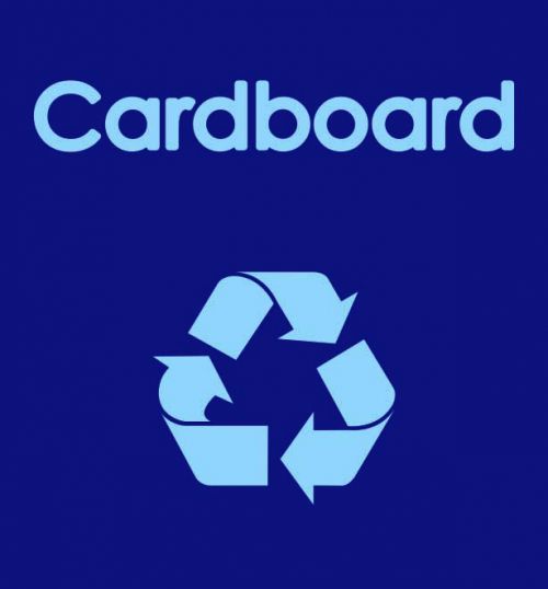 Cardboard Warehouse Recycling Sack designed to fit most racking systems. Manufactured from durable waterproof polyester, with three strong handles.