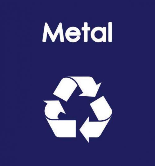 Metal Warehouse Recycling Sack designed to fit most racking systems. Manufactured from durable waterproof polyester, with three strong handles.