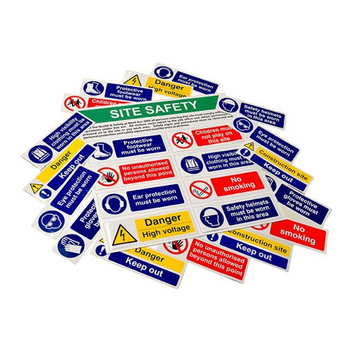 Build Your Own Composite Sign Kit - RPVC (650 x 650mm); Complete with 12 signs (Irish Version)