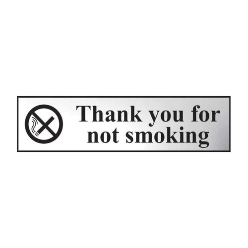 Thank you for not smoking - CHR (200 x 50mm)