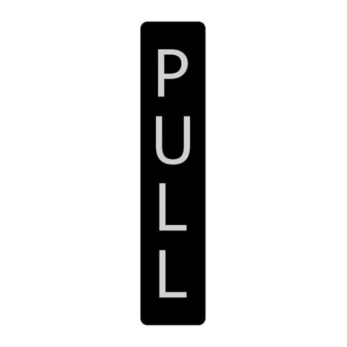'Pull' sign is a 200mm x 50mm architectural mini sign. This sign is a self-adhesive PVC making it easy to apply to a clean dry surface. All our signs conform to the BS EN ISO7010 regulation, ensuring that all graphical safety symbols are consistent and compliant.