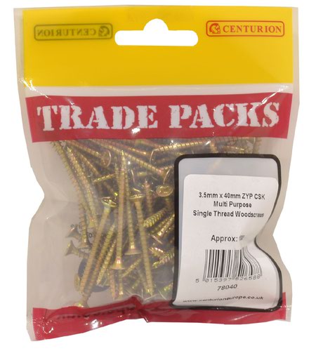These zinc plated general purpose screws are ideal for fixing into a range of substrates including softwoods, hardwoods, chipboards and fibreboards. 