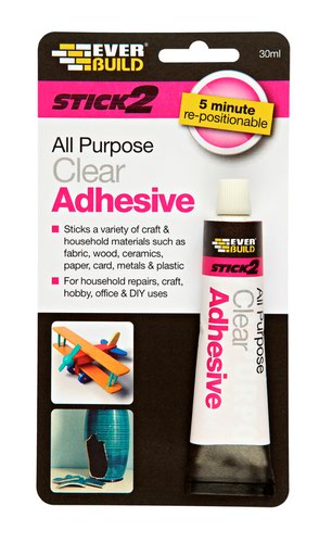 EverBuild 30ml All Purpose Clear Adhesive (DGN)