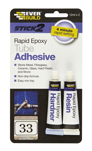 EverBuild Rapid Epoxy Tube Adhesive 2x12ml (DGN)