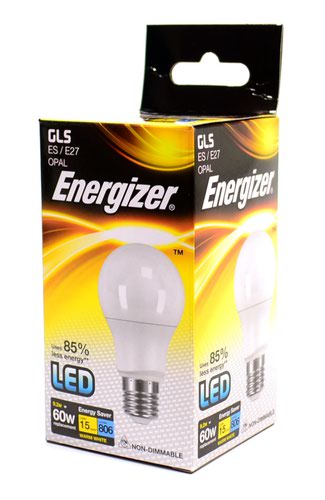 Energizer - LED Bulb - GLS 9W 806LM E27 Warm White