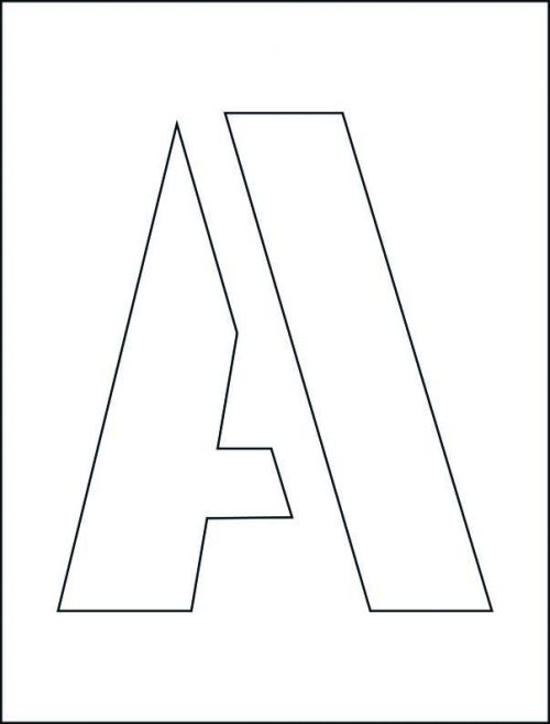 200mm Letters Stencil Kits (A-Z)