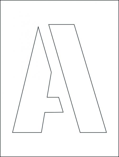 250mm Letters Stencil Kits (A-Z)