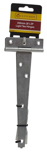CH190P | These heavy duty galvanised scotch tee hinges are suitable for garden gates and shed doors. - Traditional light duty hinge ideal for sheds, animal hutches or small cabinets. - Suitable for doors up to 10kg. - Available in either epoxy black or Zinc Plated finishes. - Available in 5 sizes.