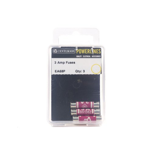 3 Amp Fuse (Pack of 3) 