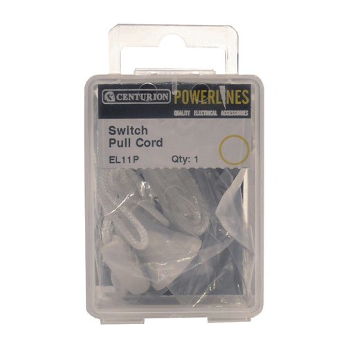 EL11P | Replacement cord. White Used in bathrooms or utility rooms Cord length is easily adjustable
