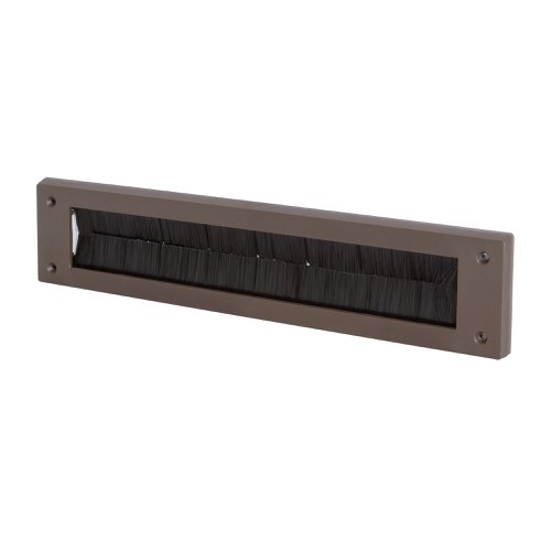 Letterbox Draught Excluder - Brown - 43mm x 275mm opening