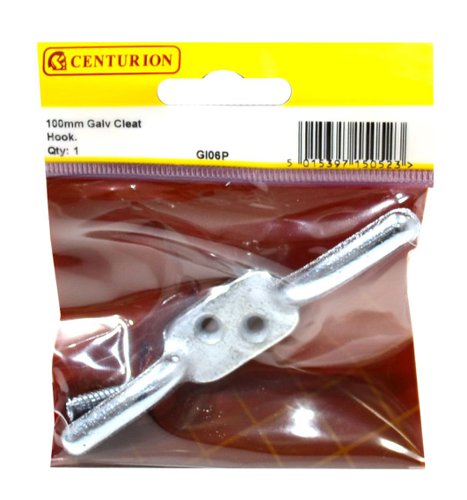 GI06P | Cleat hooks are ideal for securing rope to wall and posts or internally a perfect way for keeping curtains open or keeping blinds rope secure. - multiple uses around the home
