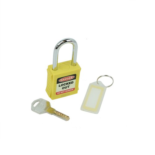 Safety Lockout Padlocks - Yellow (each)