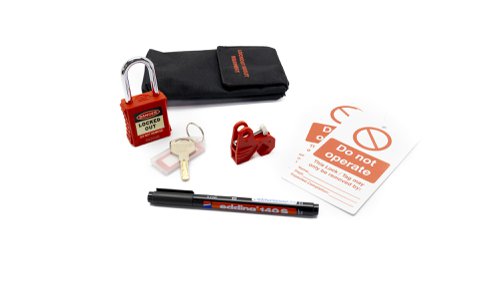 6-Piece Lockout Pouch Kit Lockout / Tagout Products IB1224