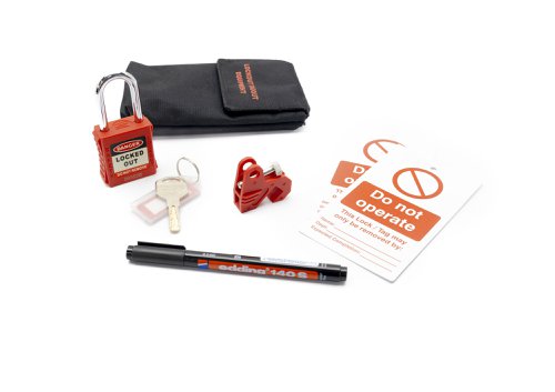 6-Piece Lockout Pouch Kit Lockout / Tagout Products IB1224