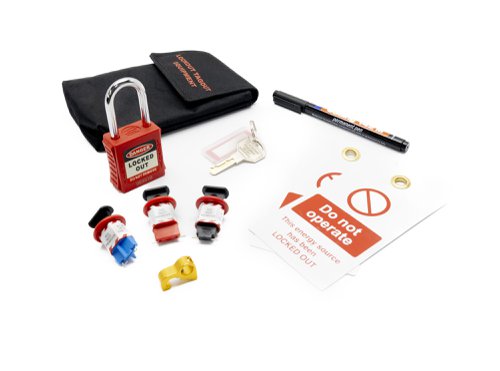 9-Piece Lockout Pouch Kit Lockout / Tagout Products IB1225