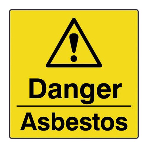 Danger asbestos - Labels (50 x 50mm Roll of 250)