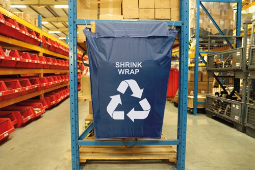 RSF005 | Shrink wrap racking sack is a 920mm x 1000mm made from durable waterproof polyster. This sack also comes with two 'S' hooks for hanging on the end of racking. 