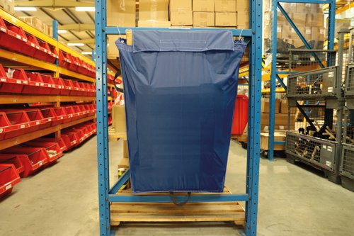 Blank' Warehouse Recycling Racking Sack, Durable Waterproof Polyester (920mm x 1000mm)