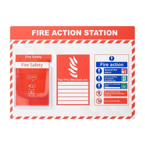 Shadowboard - Fire Action Station (600 x 800mm - Style 2)