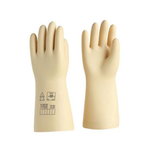 Electrical Gloves (Large) - Insulate to 1,000V Class 0