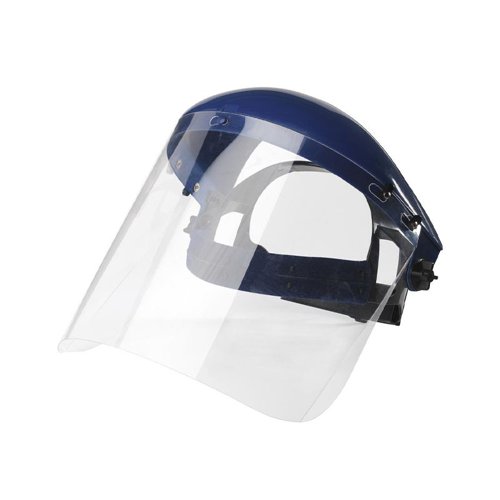 SB-COMP03 | Face visor shields provide eye protection and full coverage for the face and forehead.Lightweight, front flip visor with anti-fog acetate coating and adjustable headband. Conforms to: Visor: BS EN 166 2 B 8 N / Frame: BS EN166 3 8 B. Search product SB-BD63 for the complete Electrical Safety Rescue Board.