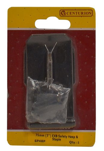 Safety Hasp & Staple - EXB - 75mm (3in)