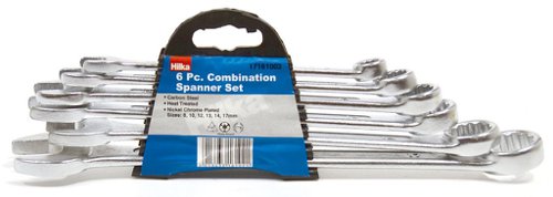6pc Metric Combination Spanner Set 6-17mm