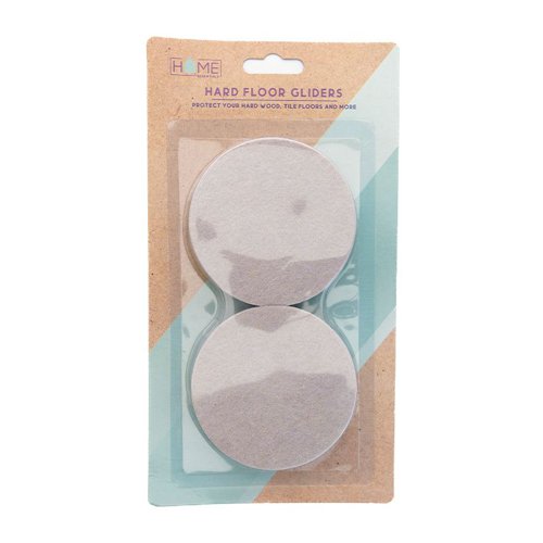 SU20P | Round Felt Sliders, ideal for moving furniture. These felt slider pads are suitable for protection on hard wood floors. Size: 89mm Felt Glider.