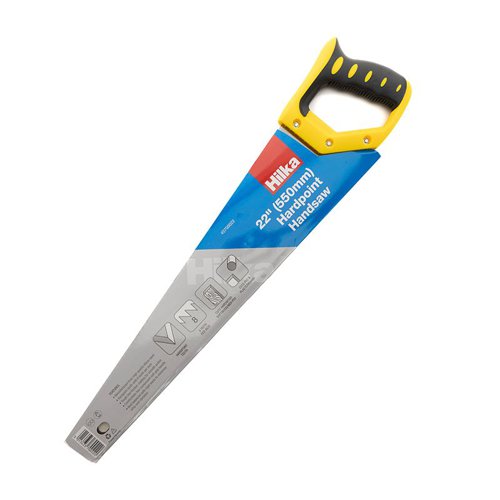 SW19L | Suitable for cross cut and rip performance on chipboard, hardboard and hardwood. Size: 550mm (22”) 8 TPI. Made of high quality steel. Fitted with comfortable two component soft grip handle.