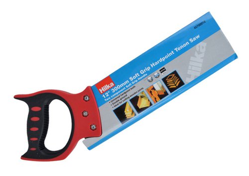 SW23L | Tenon saws are mostly used for short, accurate cuts in demanding precision jobs such as joinery or furniture-making. Size: 300mm (12”) 13 TPI. Manufactured from high quality steel. Triple ground hardpoint blade with 13 teeth per inch. Cuts hardwood, softwood, MDF, plywood, PVC & plasterboard.
