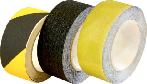 Anti Slip Hazard Tape Black/Yellow 50mm x 18.2m TA34L