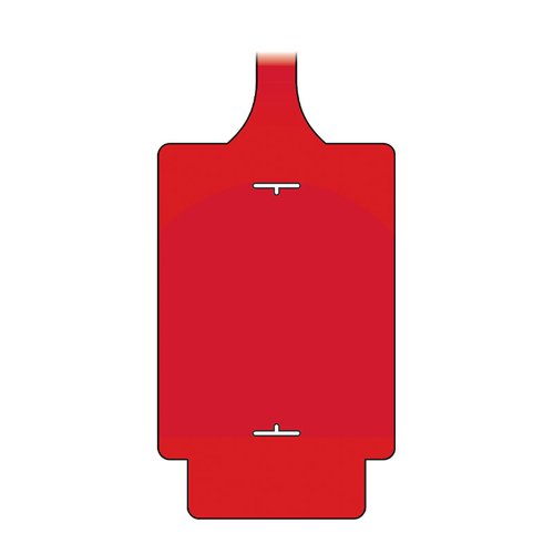 AssetTag Flex - Red (Pk 50 Blank)