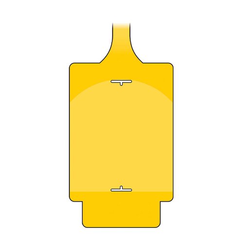 AssetTag Flex - Yellow (Pk 50 Blank)